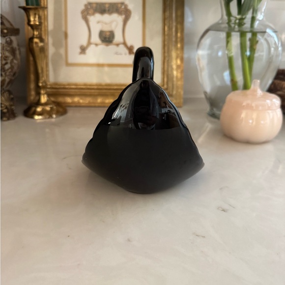 Vintage Black Ceramic Swan Figure 5.5” Tall - Picture 3 of 7